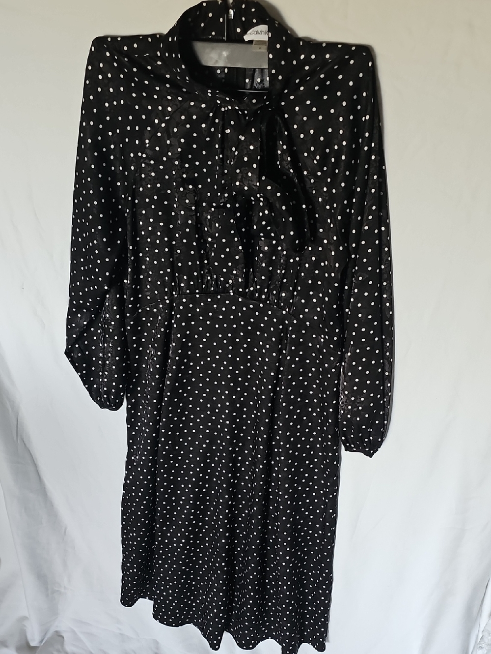 Calvin Klein Polka Dot Midi Dress